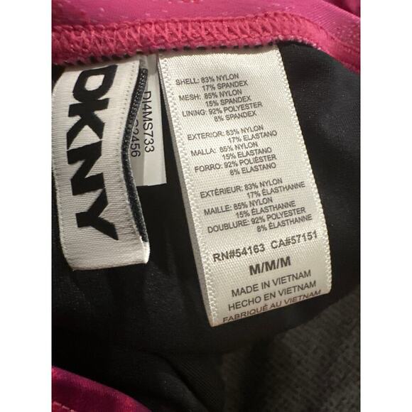 DKNY Tie-Back Halter-Style One-Piece Swimsuit Size Medium - Picture 6 of 11